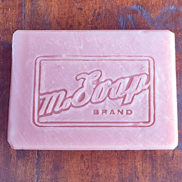 Rose Lard and Lye Soap with Rose Clay