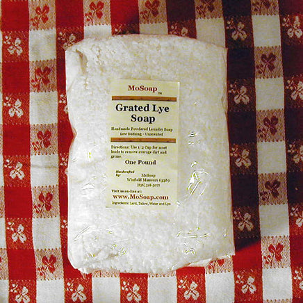 Grated lye soap for laundry DIY laundry soap