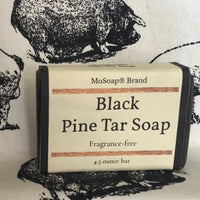 Black Pine Tar Soap - Fragrance Free