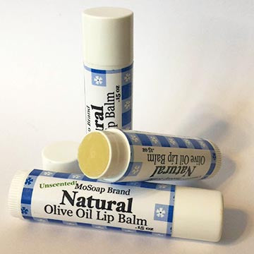 Plain and Natural Olive Oil Lip Balm by MoSoap