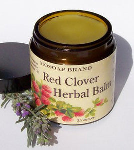Missouri made Red Clover Balm for dry hands and feet